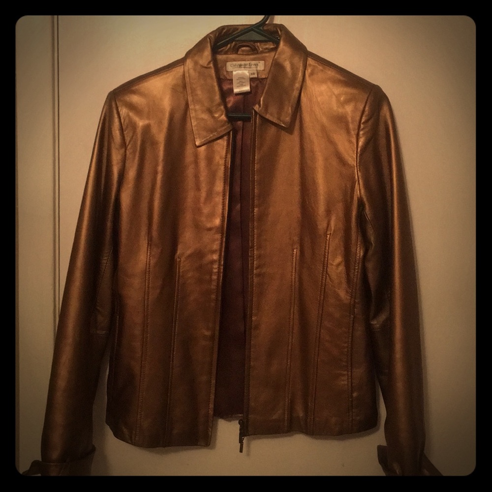 100% leather jacket